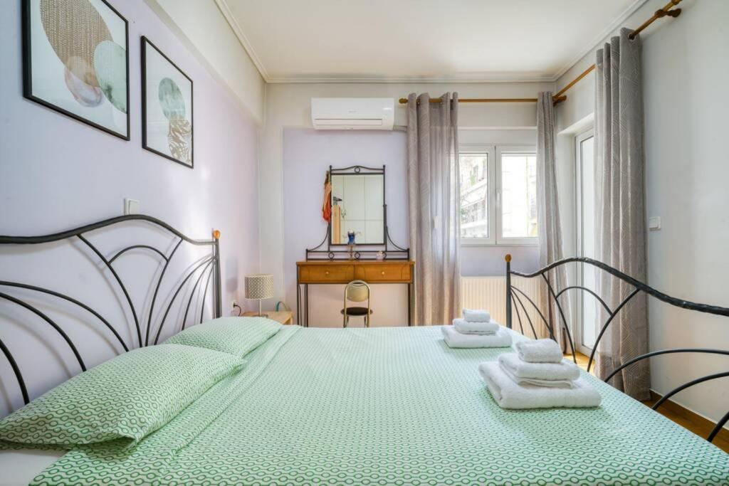 Spacious Family Flat Near Parthenon Free Parking Athens Ngoại thất bức ảnh