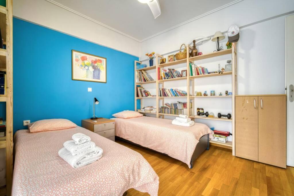 Spacious Family Flat Near Parthenon Free Parking Athens Ngoại thất bức ảnh