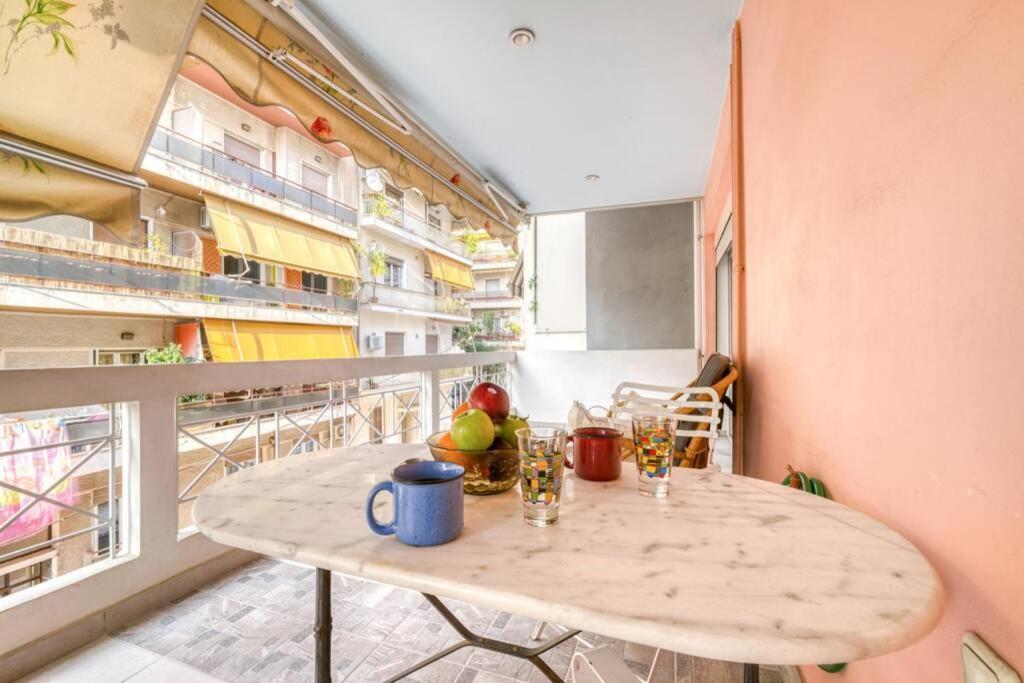 Spacious Family Flat Near Parthenon Free Parking Athens Ngoại thất bức ảnh